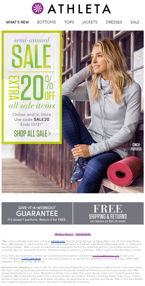 discount athleta clothing brands.